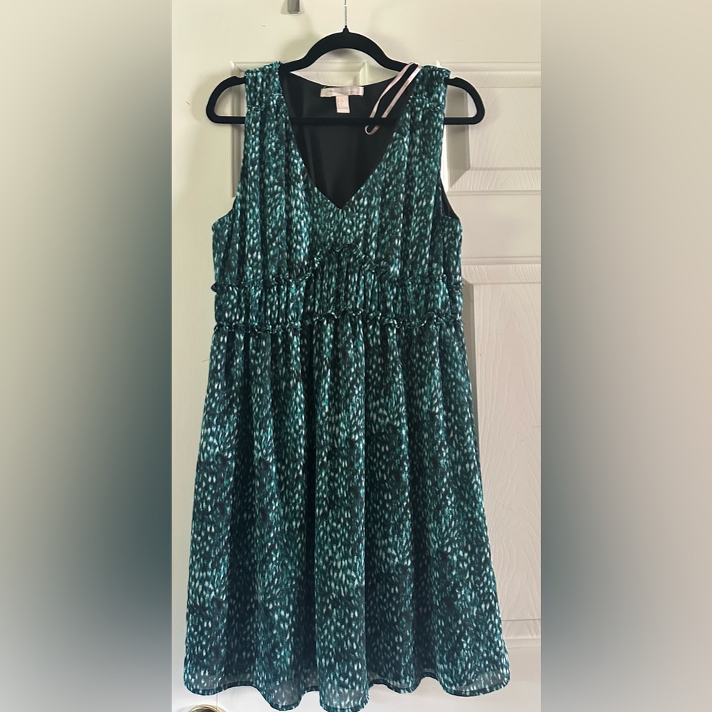 Forever 21 Teal Sleeveless Casual Dress